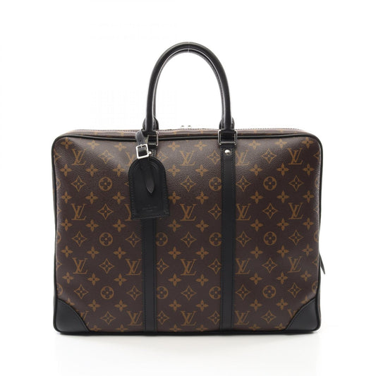 Louis Vuitton Monogram Macassar Business Bag M40225