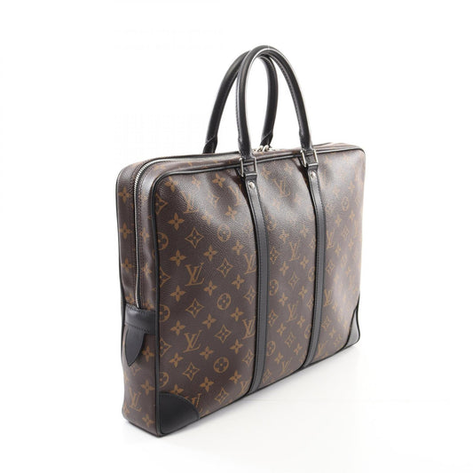 Louis Vuitton Monogram Macassar Business Bag M40225