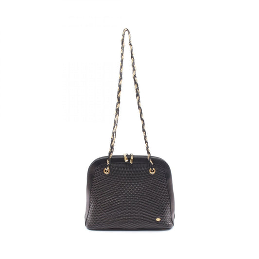 Bally Leather Shoulder Bag Black