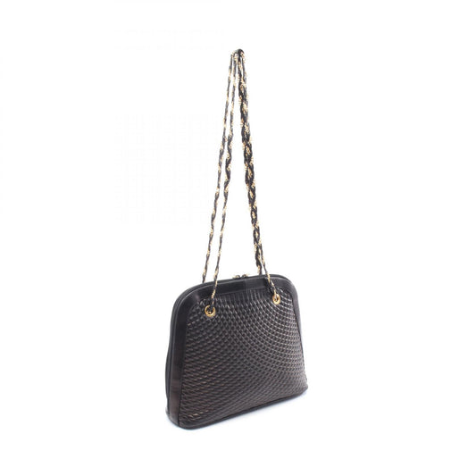 Bally Leather Shoulder Bag Black