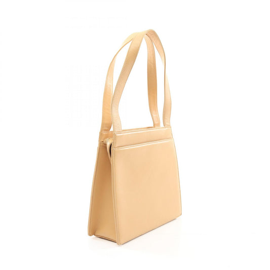 Chanel Lambskin Shoulder Bag Beige