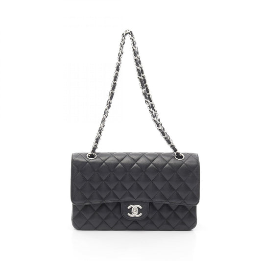 Chanel Leather Grain Calfskin Flap Shoulder Bag