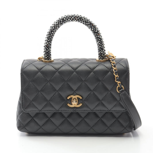 Chanel Coco Handle Flap Matelasse Lambskin Handbag
