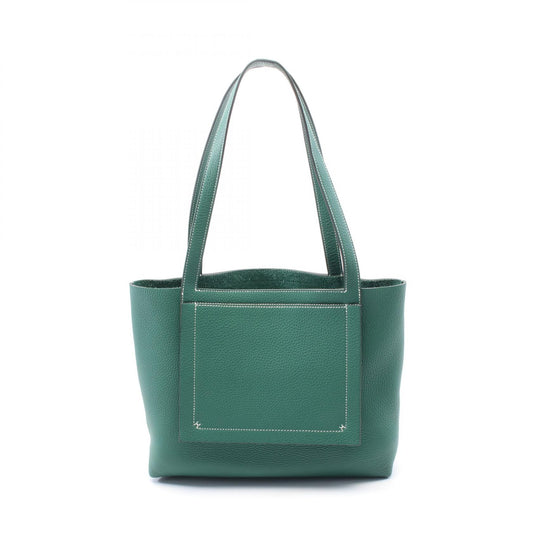 Hermes Cabas Elier 31 Leather Tote Bag