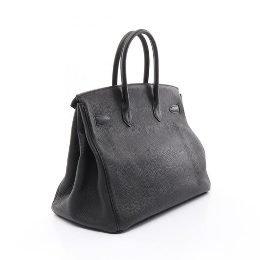 Hermes Birkin 35 Togo Leather Handbag Black