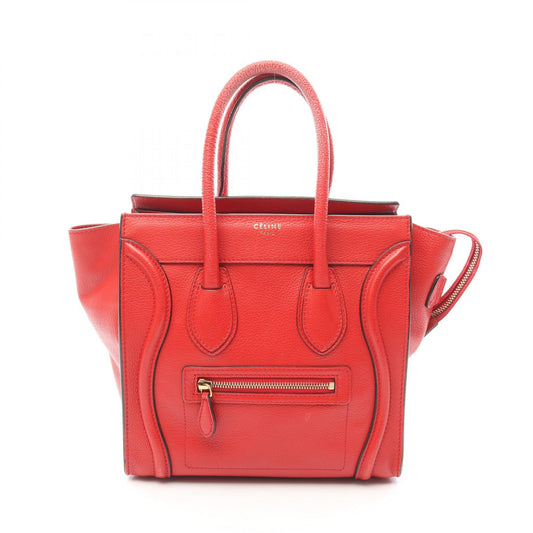 Celine Luggage Micro Shopper Tote Bag Leather
