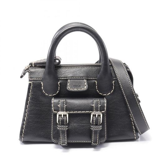 Chloe Edith Leather Handbag Black