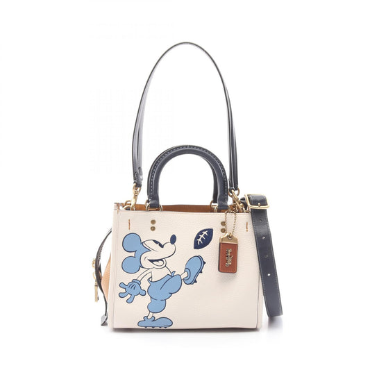 Coach Disney Rogue 25 Leather Handbag C6166