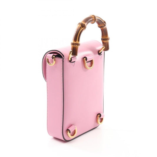 Gucci Bamboo Leather Handbag 702106