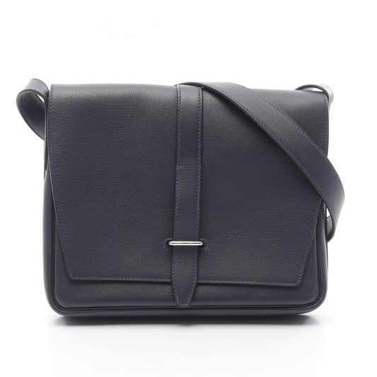 Hermes Steve Light Junior Navy Shoulder Bag