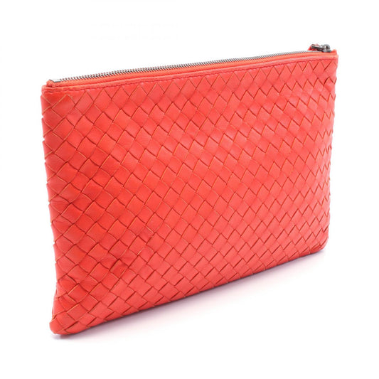 Bottega Veneta Intrecciato Leather Clutch