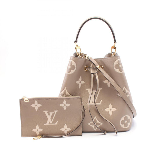 Louis Vuitton NeoNoe MM Bicolor Leather Shoulder Bag
