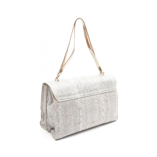 Bvlgari Leather Handbag Silver