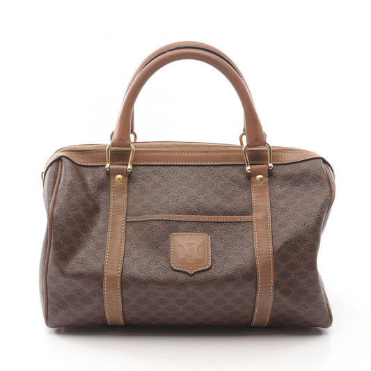 Celine Macadam Handbag PVC Coated Canvas Leather