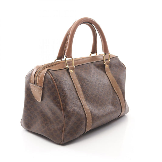 Celine Macadam Handbag PVC Coated Canvas Leather