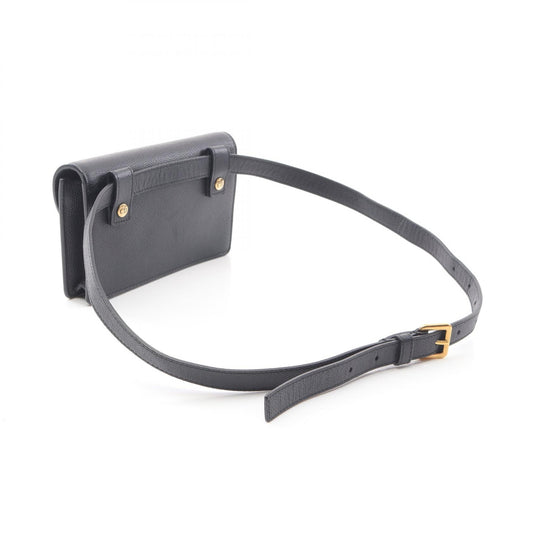 Dior Leather Saddle Belt Pouch Waist Bag