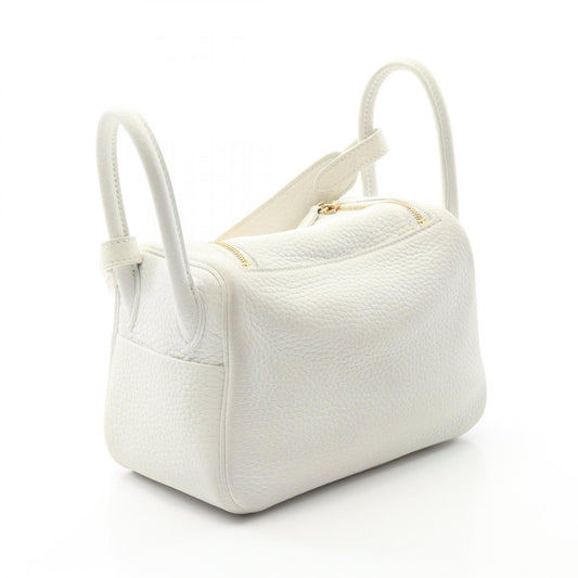 Hermes Lindy Mini Shoulder Bag White