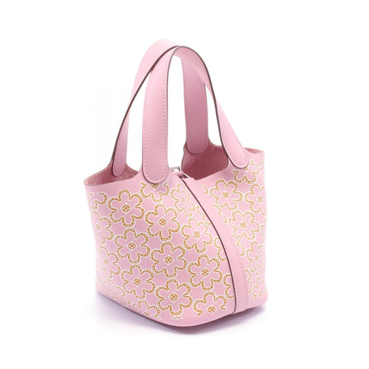 Hermes Picotin Lock Micro Leather Handbag