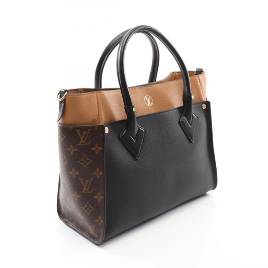 Louis Vuitton Monogram Leather PVC On My Side MM Handbag