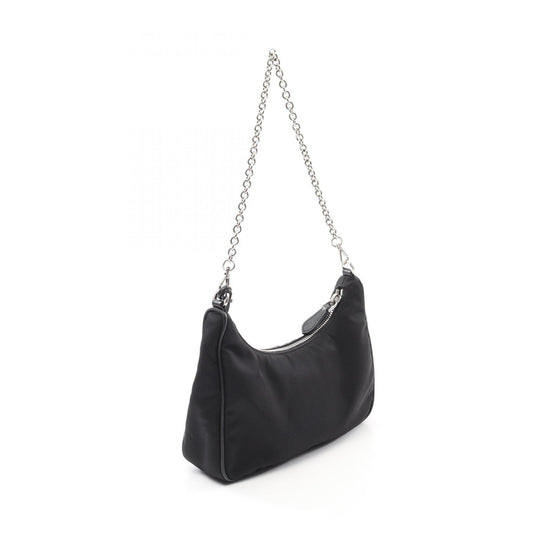 Prada Re-Edition 2005 Nylon Saffiano Leather Shoulder Bag