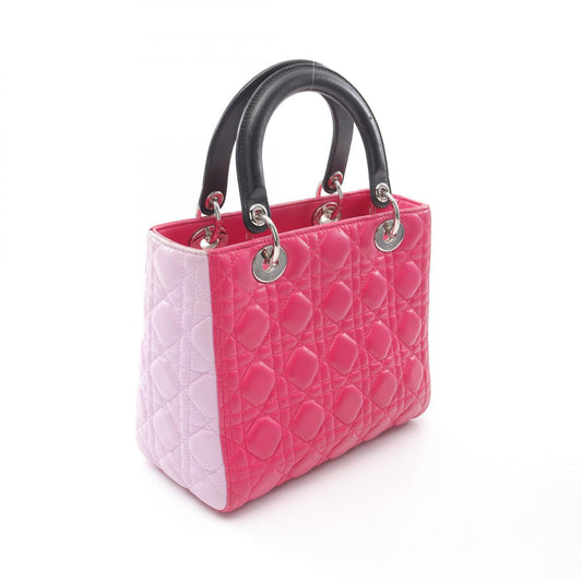 Dior Lady Dior Cannage Leather Handbag