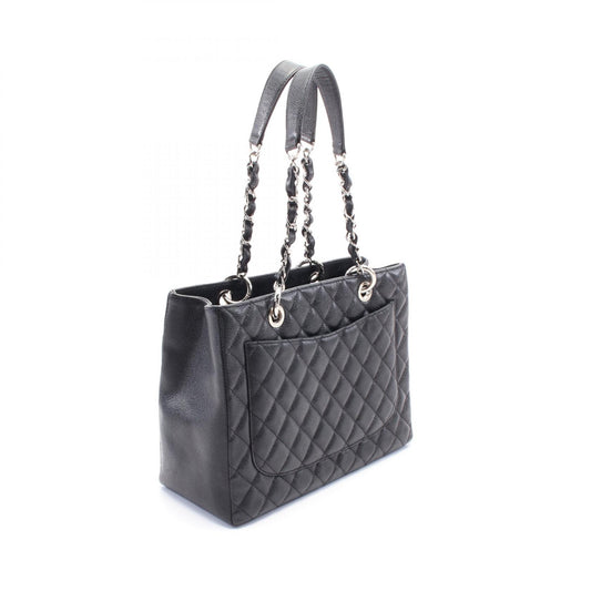 Chanel Matelasse GST Tote Bag Leather Black