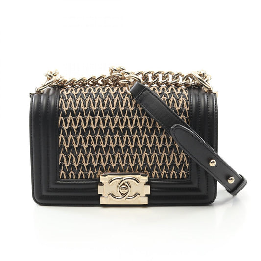 Chanel Boy Small Lambskin Shoulder Bag A67085