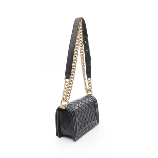 Chanel Boy Small Leather Shoulder Bag