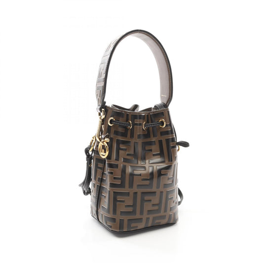 Fendi Mini Mon Tresor Zucca Leather Handbag