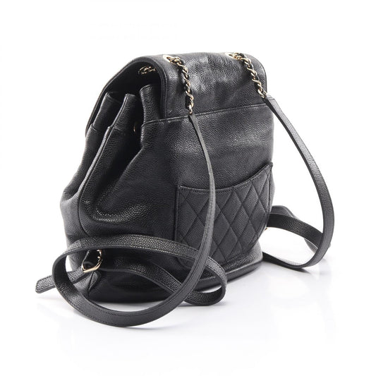 Chanel Matelasse Leather Backpack Black
