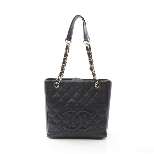 Chanel Matelasse PST Tote Bag Leather Black A20994