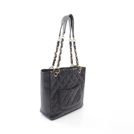 Chanel Matelasse PST Tote Bag Leather Black A20994
