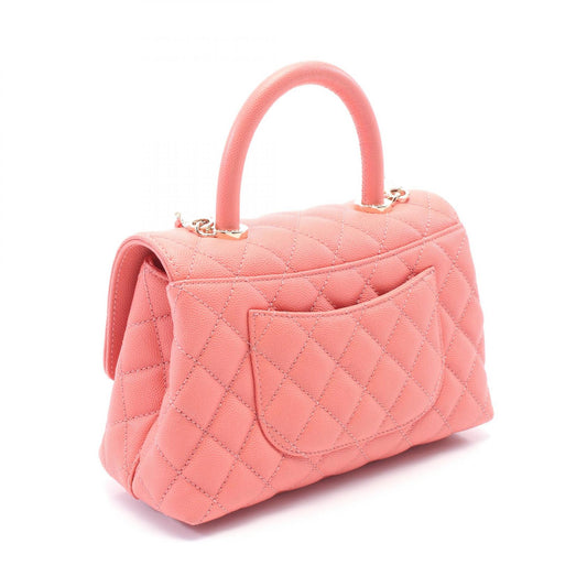 Chanel Coco Handle Flap Matelasse Leather Handbag