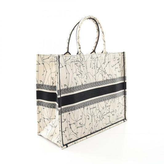 Dior Canvas Book Tote Large Tote Bag