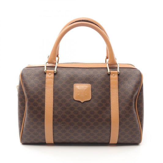 Celine Macadam Handbag PVC Coated Canvas Leather