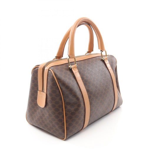 Celine Macadam Handbag PVC Coated Canvas Leather