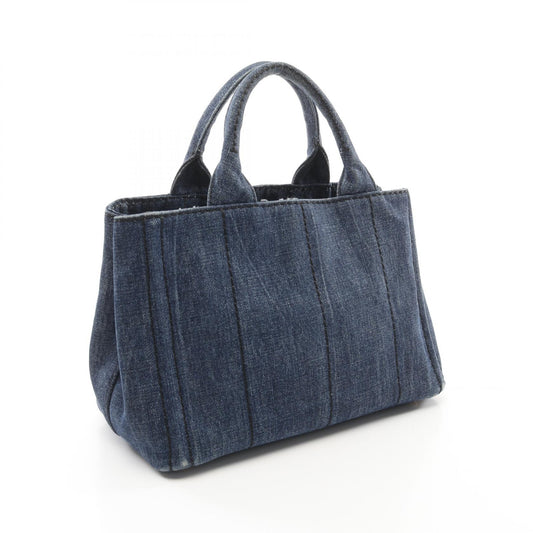 Prada Denim Canapa Mini Tote Bag BN2439