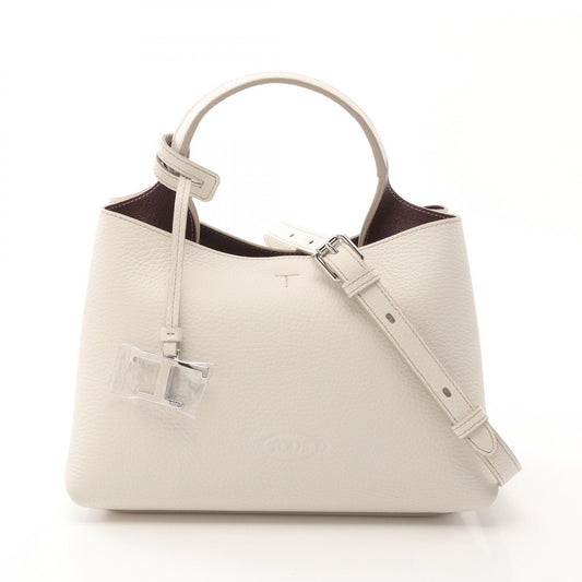 Tod's Timeless Micro Leather Handbag White