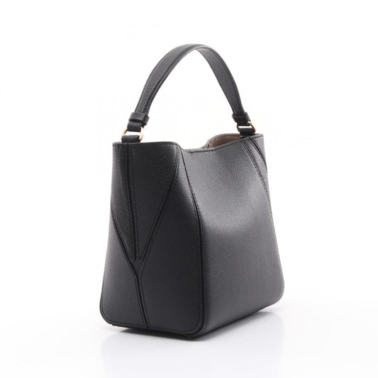 Tory Burch McGraw Leather Handbag Black