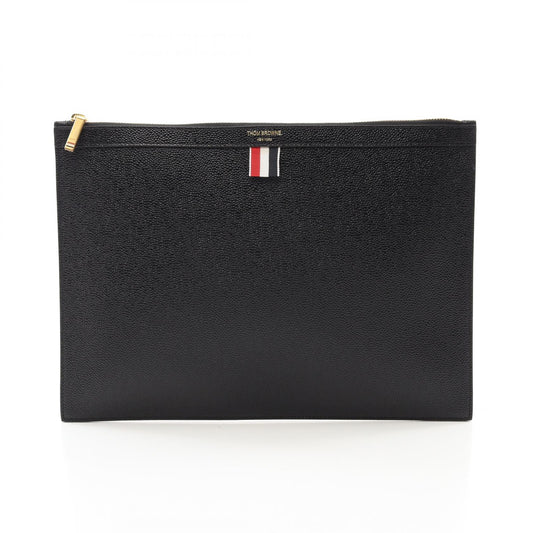Thom Browne Leather Medium Document Holder Clutch