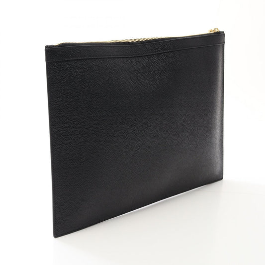Thom Browne Leather Medium Document Holder Clutch