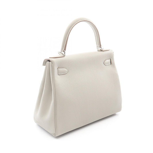 Hermes Kelly 28 Gris Perle Handbag