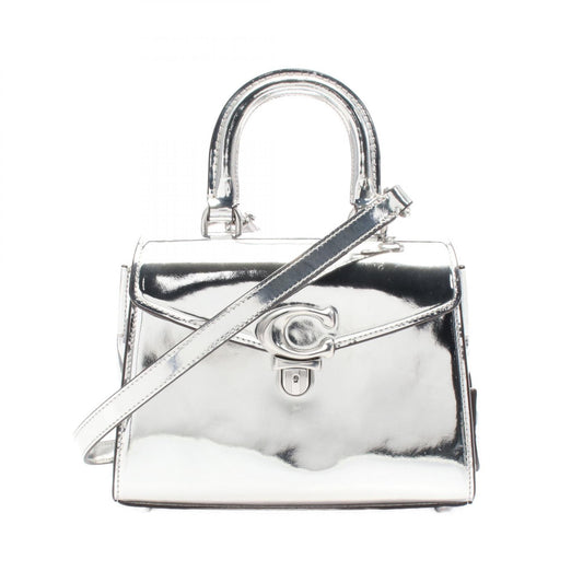 Coach Leather Sammy Top Handle 21 Handbag CM538