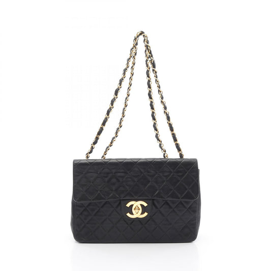 Chanel Lambskin Shoulder Bag Black A01094