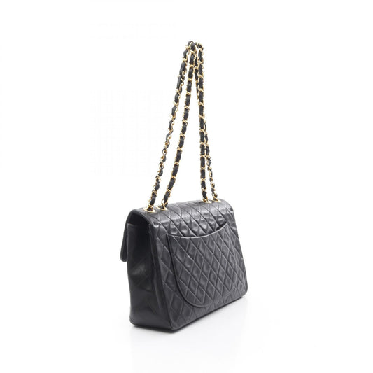 Chanel Lambskin Shoulder Bag Black A01094