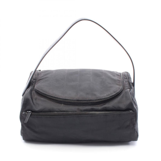 Chanel Nylon Canvas Leather Handbag