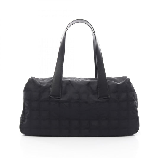 Chanel Nylon Canvas Leather Handbag A23807