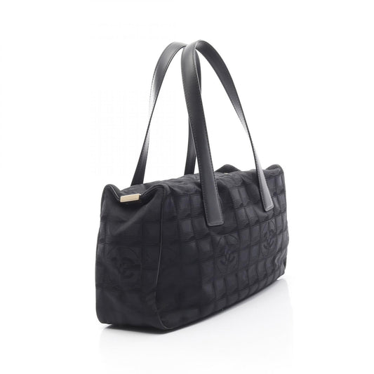 Chanel Nylon Canvas Leather Handbag A23807