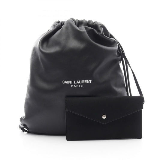 Yves Saint Laurent Leather Teddy Backpack