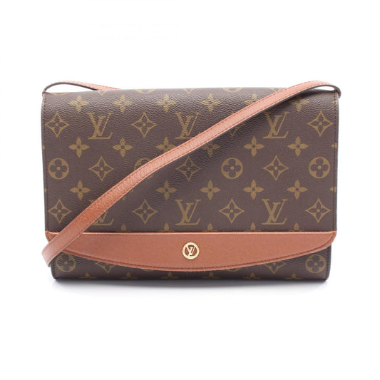 Louis Vuitton Monogram Shoulder Bag Brown M51797